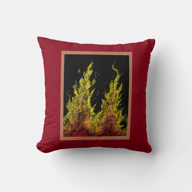 Coussin aigle et feu (Recto)