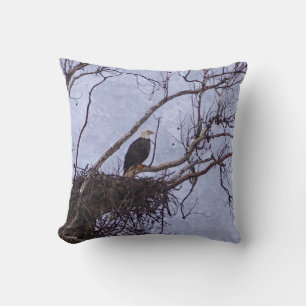 Coussin Aigle Et Nid