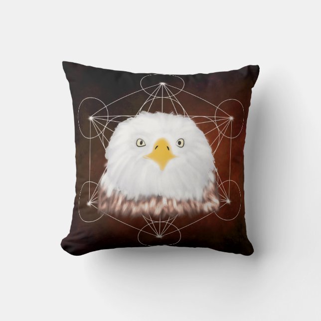 Coussin aigle metatron (Recto)