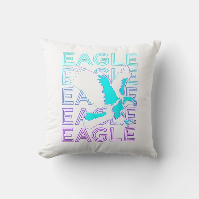 Coussin Aigle Rétro  (Recto)