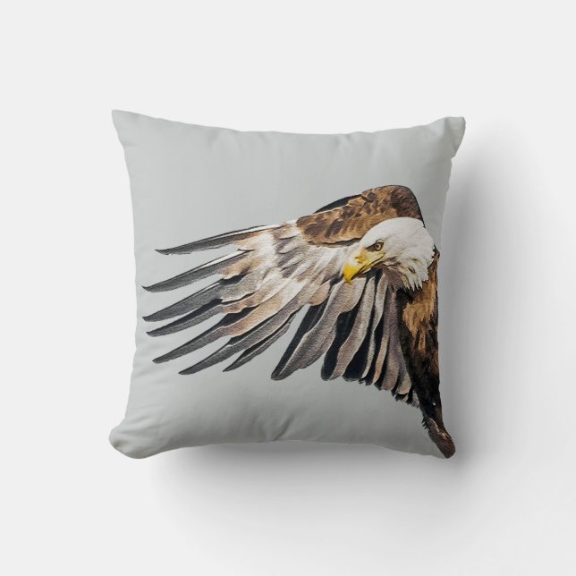 Coussin Aigle royal en vol (Recto)