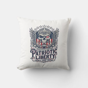 Coussin Aigle Tactique Patriotique Crâne Inspiré Militaire