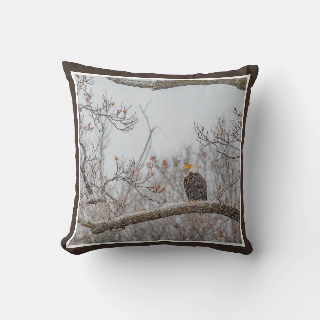 Coussin Aigles saisonniers (Recto)