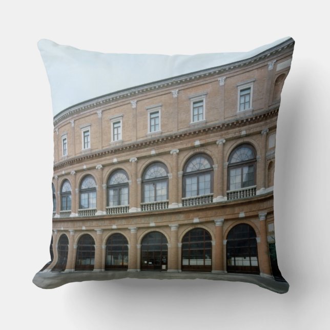 Coussin Aile restante d'un monastère, maintenant (Recto)