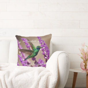 Coussin Ailes de carreau de scintillement de