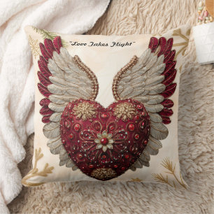 Coussin "Ailes de Pure Romance"