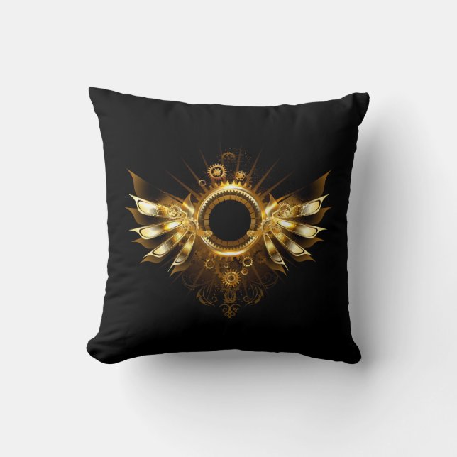 Coussin Ailes de Steampunk (Recto)