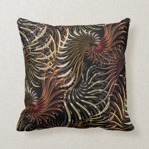 Coussin Ailes - modernes - résumé - brun