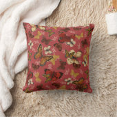 Coussin Ailes Rougissantes – Motif Papillon Rose (Couverture)