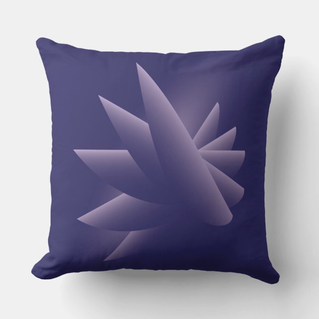 Coussin Ailes violettes (Recto)