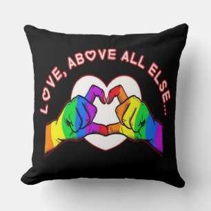 Coussin Aimer avant tout autre Jeter l'oreiller