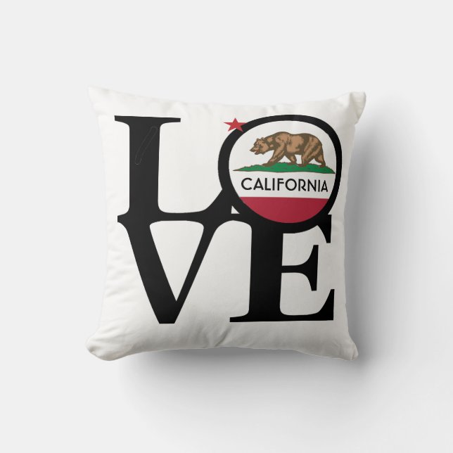 Coussin AIMER LA Californie (Recto)