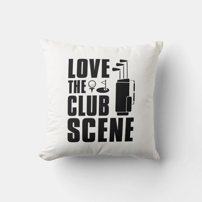 Coussin Aimer La Scène Club (Recto)