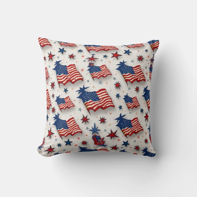 Coussin Aimer les Pilows aux États-Unis (Recto)