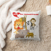 Coussin Aimez nos amis animaux (Couverture)