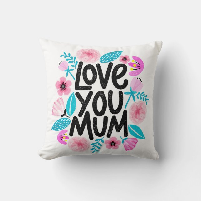 Coussin Aimez-vous maman (Recto)