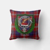 Coussin Ainslie Scottish Clan Tartan & Crest (Verso)