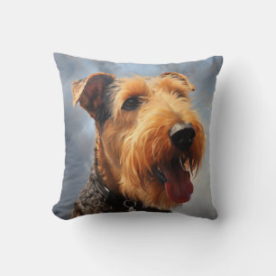 Coussin Airedale Terrier