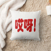 Coussin Aiya ! 哎 呀 ! Oh mon Dieu ! Hanzi Chinois (Couverture)