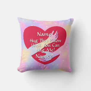 Coussin Ajouter des noms Changer tout le coeur de texte En