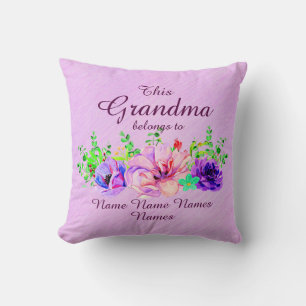 Coussin Ajouter ou modifier des noms - Cette grand-mère ap