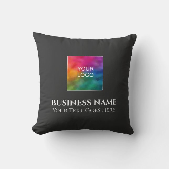 Coussin Ajouter Télécharger le logo de l'entreprise Double (Recto)