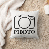 Coussin Ajouter une photo personnalisée Mariage Moderne Él (Couverture)