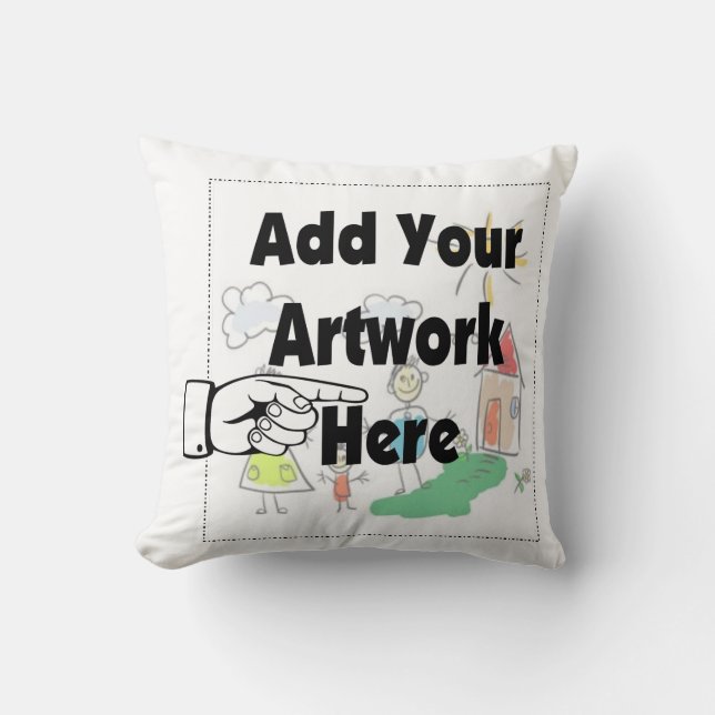 Coussin Ajouter Votre Oreille Lancer Décor À La Maison (Recto)