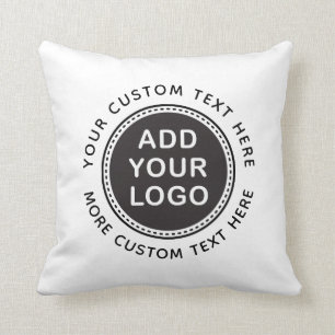 Coussin Ajouter votre propre logo modèle promotionnel per