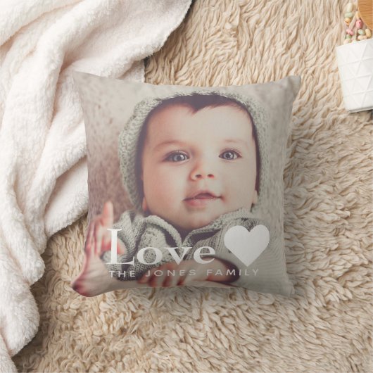 Coussin Ajouter votre propre Scatter d'amour photo (Couverture)
