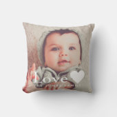 Coussin Ajouter votre propre Scatter d'amour photo (Recto)
