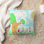 Coussin Ajoutez le travail artistique de votre enfant à ce (Couverture)