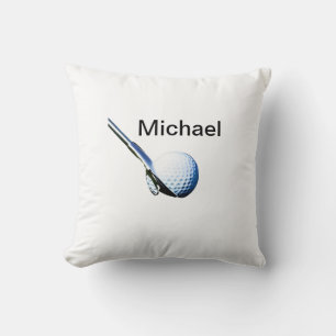 Coussin Ajoutez votre nom texte club de golf équipement de
