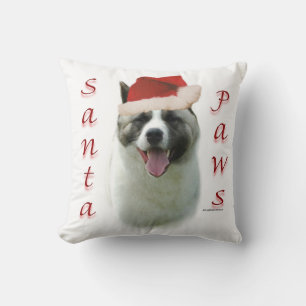 Coussin Akita Père Noël Paws