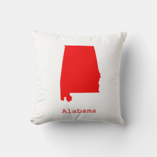 Coussin Alabama minimal États-Unis