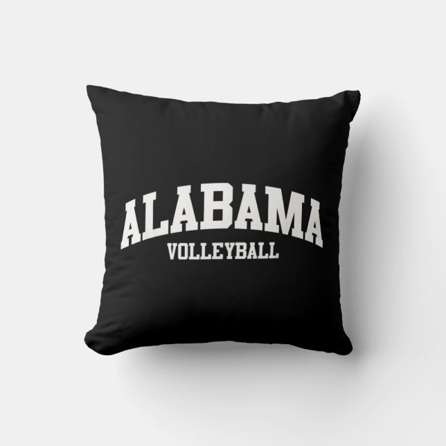 Coussin Alabama Volleyball Alabama State Home (Recto)
