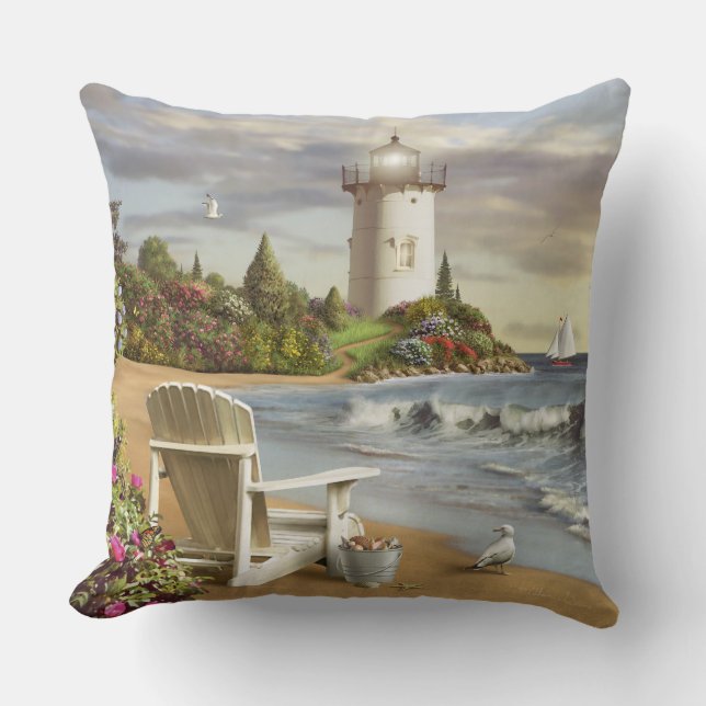 Coussin Alan Giana "coussin de l'endroit parfait" (Recto)