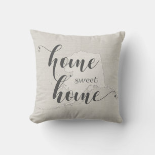 Coussin Alaska - Maison Douce Maison aspect toile de jute