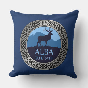 Coussin Alba Gu Brath Knot Jetez l'oreiller