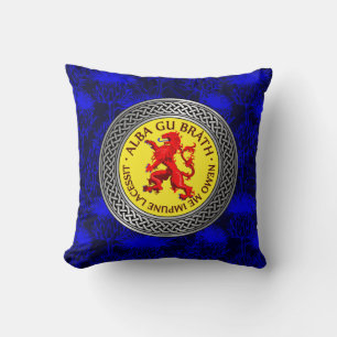 Coussin Alba Gu Brath Lion Rampant noeud