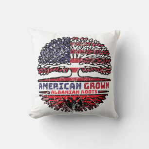 Coussin Albanian Albania US American États-Unis