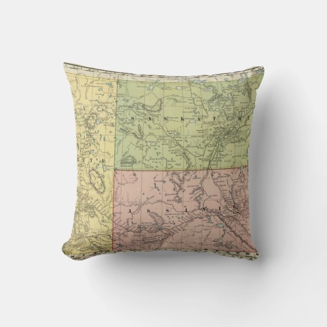 Coussin Alberta, Saskatchewan (Recto)