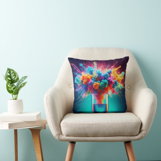 Coussin Alchimie chromatique (Chaise)