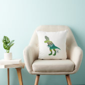 Coussin Alefsaurus Alphabet Hébreu Dinosaure Art (Chaise)