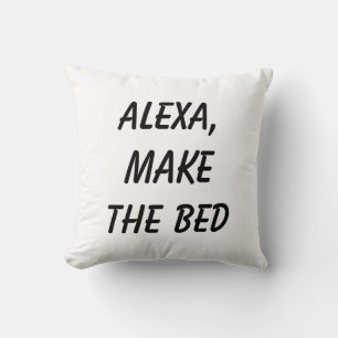 Coussin Alexa, fais le lit
