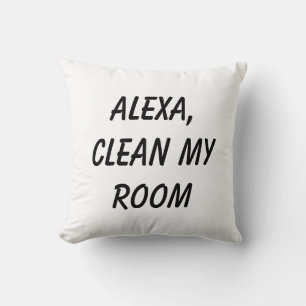Coussin Alexa, Nettoie Ma Chambre, Fais Mon Lit