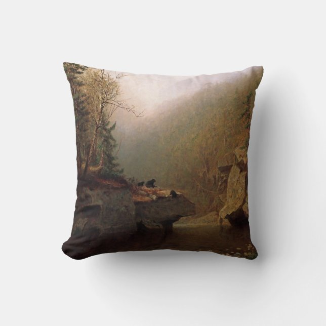 Coussin Alexander Helwig Wyant - Trois ours (Recto)