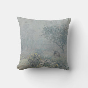 Coussin Alfred Sisley - Brouillard, Voisins