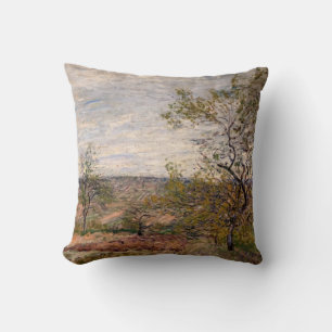 Coussin Alfred Sisley - Journée venteuse à Veneux