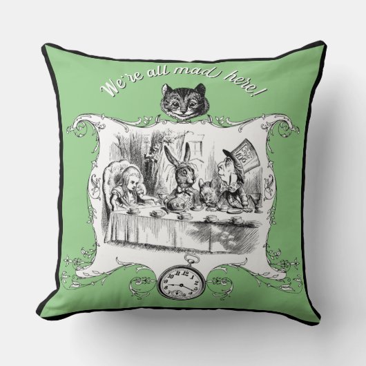 Coussin Alice au pays des merveilles (Recto)